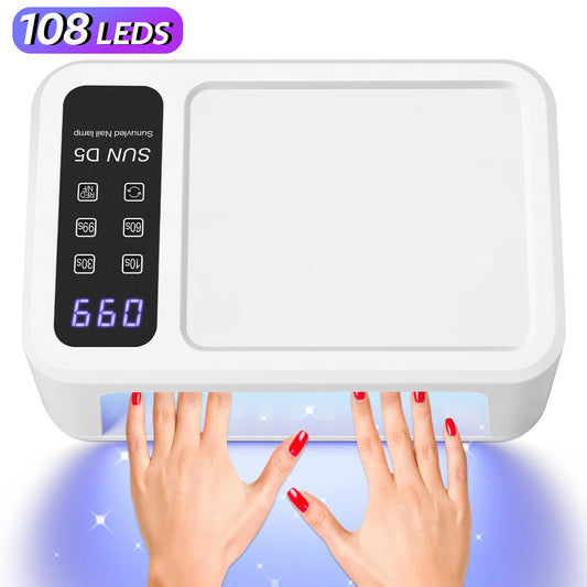 SUND5 UV Lampe 480W Gel Trockner - 108 Blaue 32 Rote