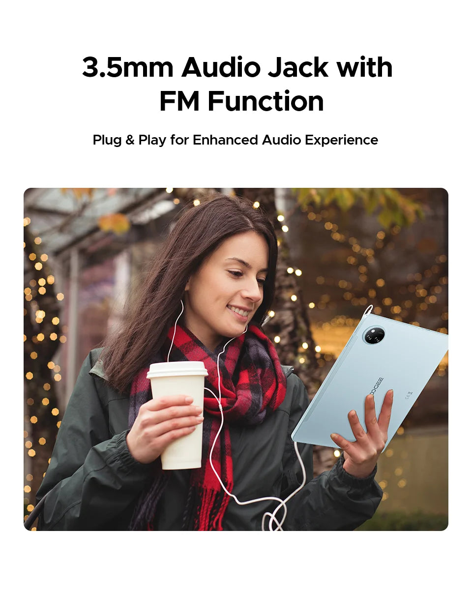 DOOGEE Tab A9 Pro+ Android 15 Tablet - 11 Zoll, 128 GB, 8580 mAh