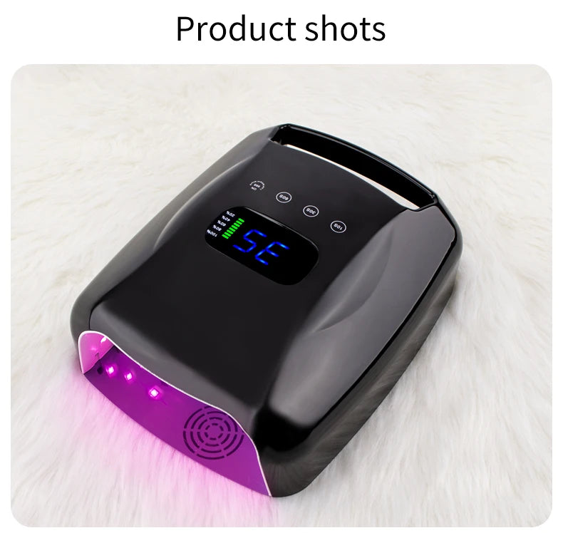 COOLNAIL UV Kabellose Lampe - 96W 52 LEDs Gel Kompakt