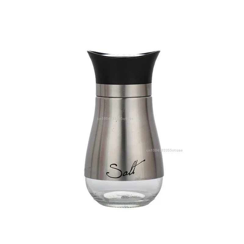 MOONBIFFY Gewürzstreuer Glas - 250ml, Edelstahldeckel