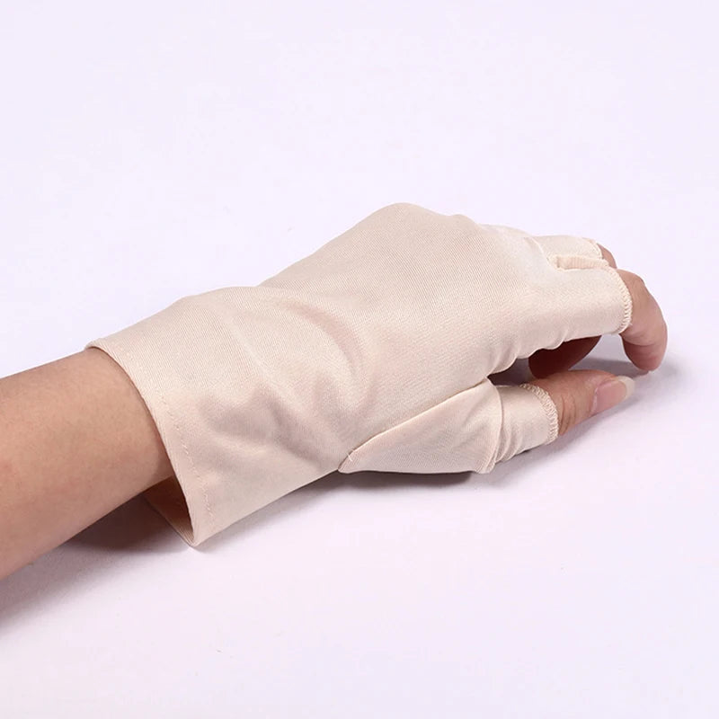KuZHEN Anti UV Handschuh Fingerlos - Einheitsgröße, Leicht