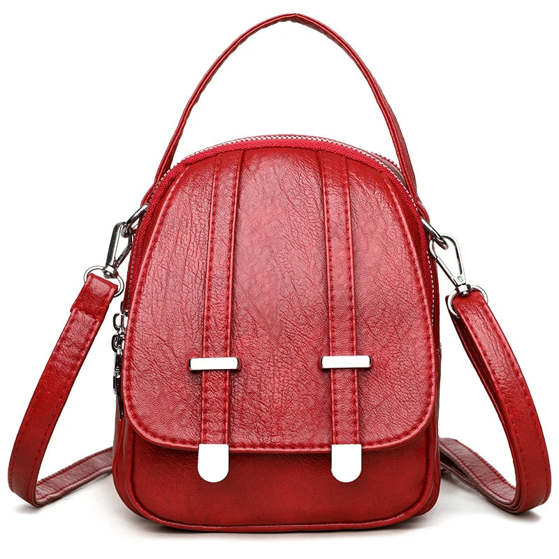 Fashion Multilayer Crossbody Bags For Women 2024 Luxury Designer Brand Leather Shoulder Messenger Bag Ladies Purses and Handbags