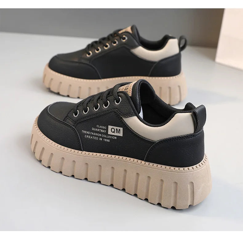 CEENIU TG00352 Plateau Sneaker Komfort - 5cm Absatz, PU