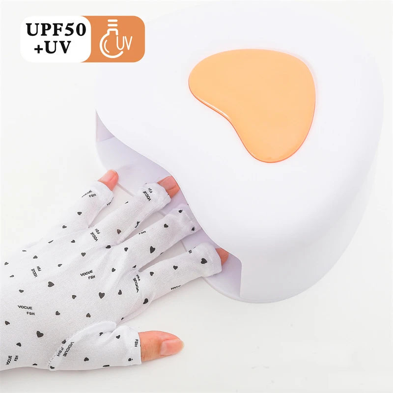 Choice UV Schutzhandschuhe - Anti UV 2er Set M L Für Nägel