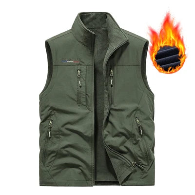 AlpinPro Field Outdoor-Weste Warm - 6 Taschen, Fleece M-XXL