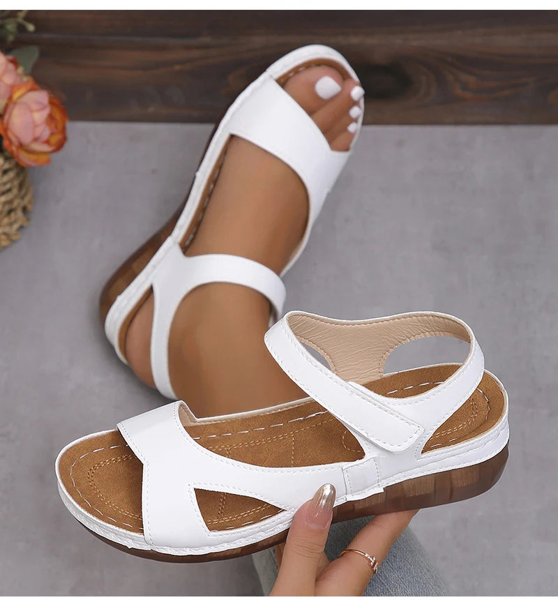 Women's Sandals Classics Summer Sandals Women 2025 Summer Shoes Woman Heels Sandals Wedges Heeled Shoes Elegant Sandalias Mujer