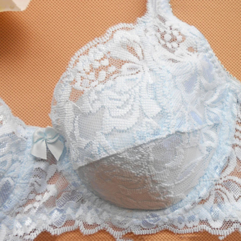 Damen Sommer BH 2025 - Dünner Push-Up Spitzen BH atmungsaktiv & komfortabel