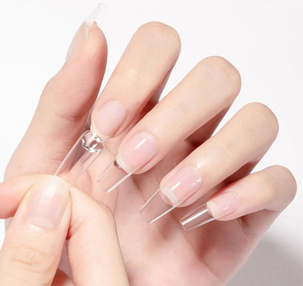 UV/LED Nail Tips Glue Gel  for False Nails UV Strong Ahesive Solid Tube Nail Tip Glue Gel Polish Bonder Manicure Supplies