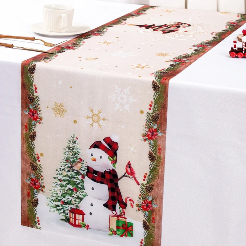 SantaHome Tischläufer Weihnachtszauber - Maße 30x180 cm, Baumwolle