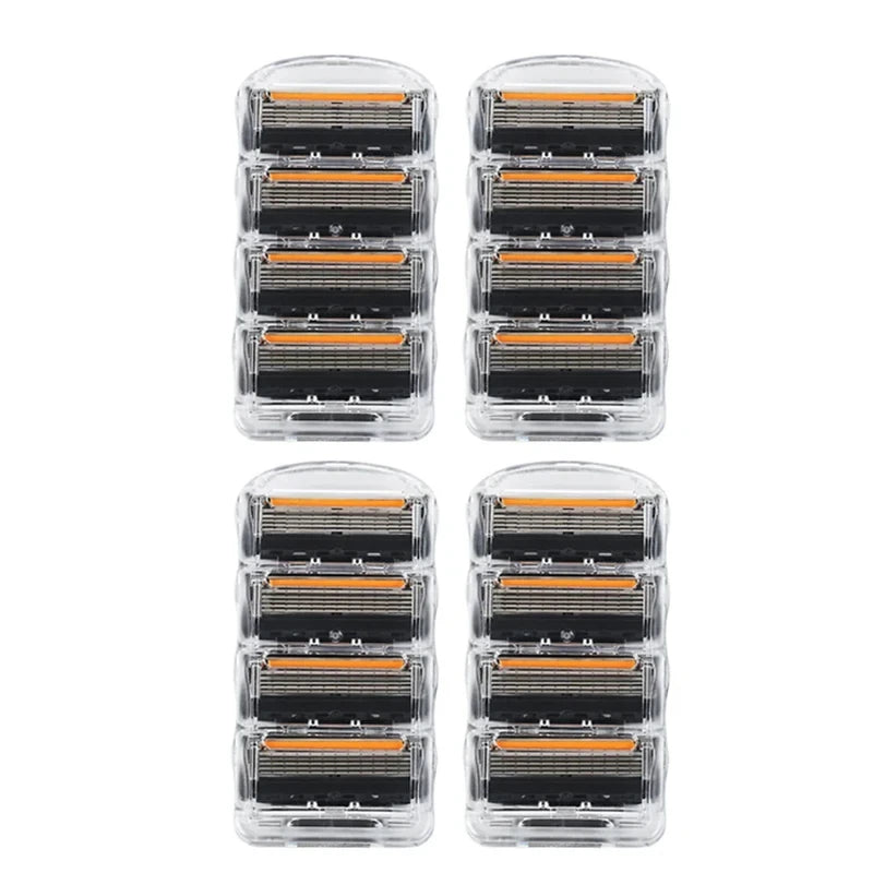 NONEM Rasiermesser Fünf Schicht Klinge - Edelstahl Kopfbreite 5 cm