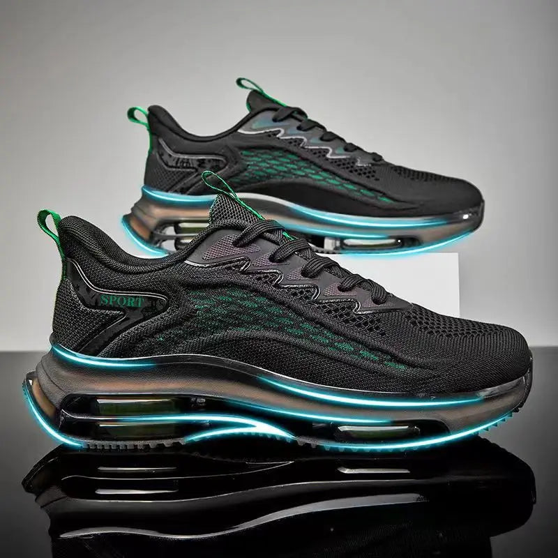 Men Walking Shoes Male Hollow Sole Sneakers Fashion Outdoor Casual Jogging Trainers Man Comfortable Light Soft Athletic Footwear