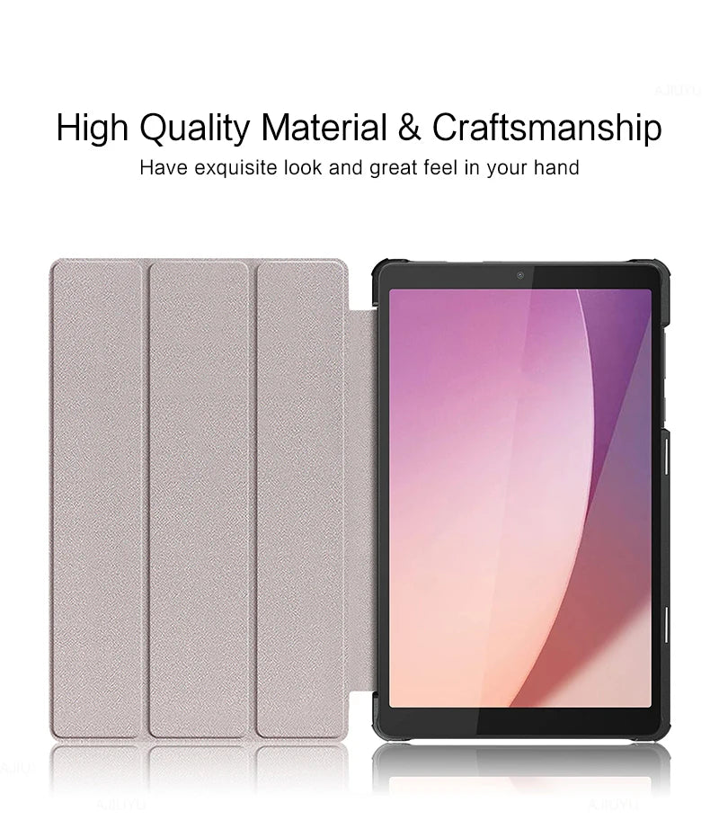 Ajiuyu Tab M8 Smart-Cover - 8" PU-Leder Tablet Stoßfest