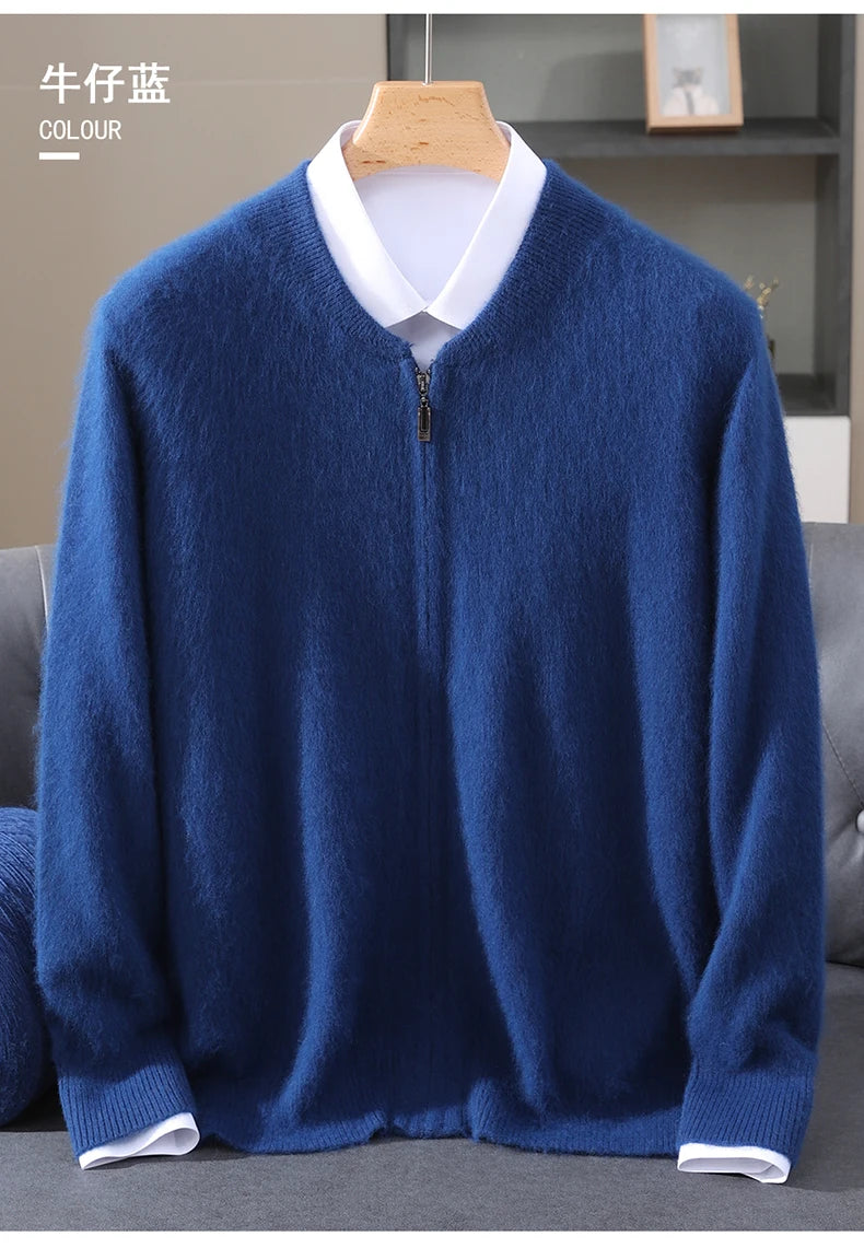 Snaoutofit Stehkragen Reißverschluss - Nerz Kaschmir M