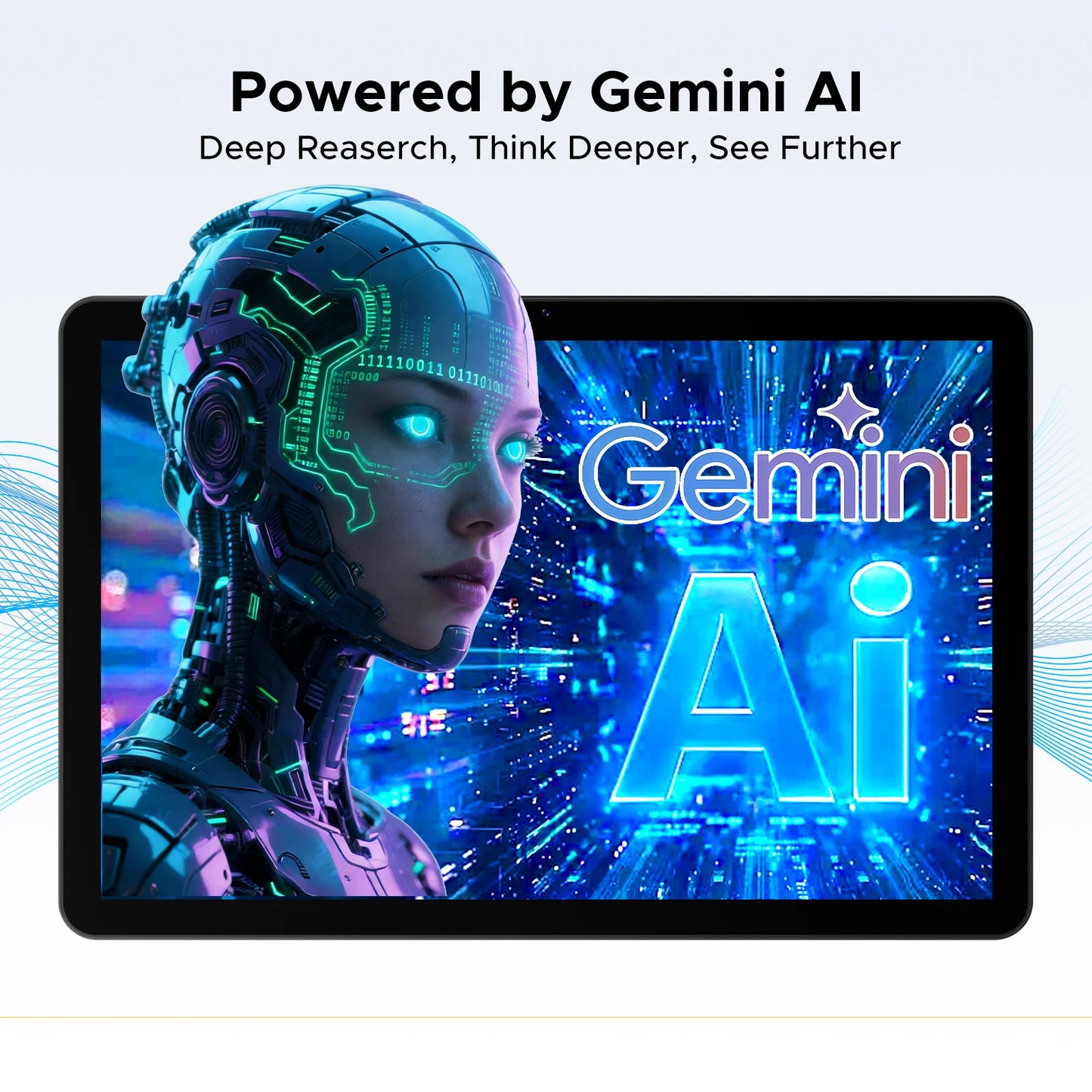 DOOGEE Tab G5 Gemini AI - 128GB ROM, 7500mAh Akku, 10,1 Zoll Display