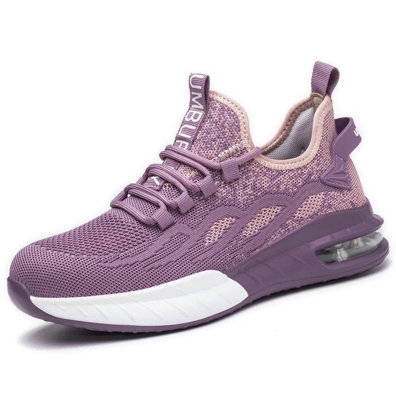 Lightweight Breathable Sneakers for Women Slip Resistant Shoes Outdoor Puncture-proof Outsole Comfort Wear Resistant Shoes