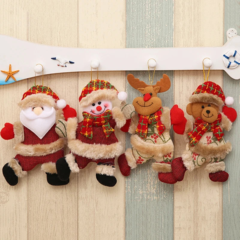 Choice 4erSet Weihnachtsornamente DIY - Größe ca 5 cm, Kunststoff