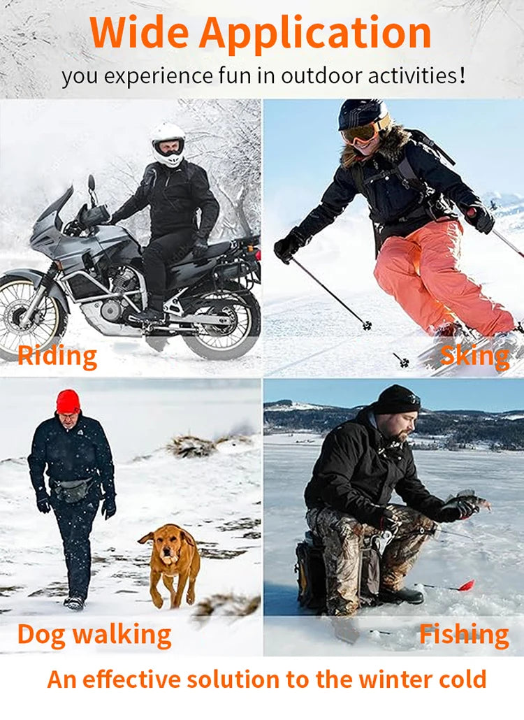 TODWARM 5588 beheizte Jacke Herren USB - 10000mAh 5V L