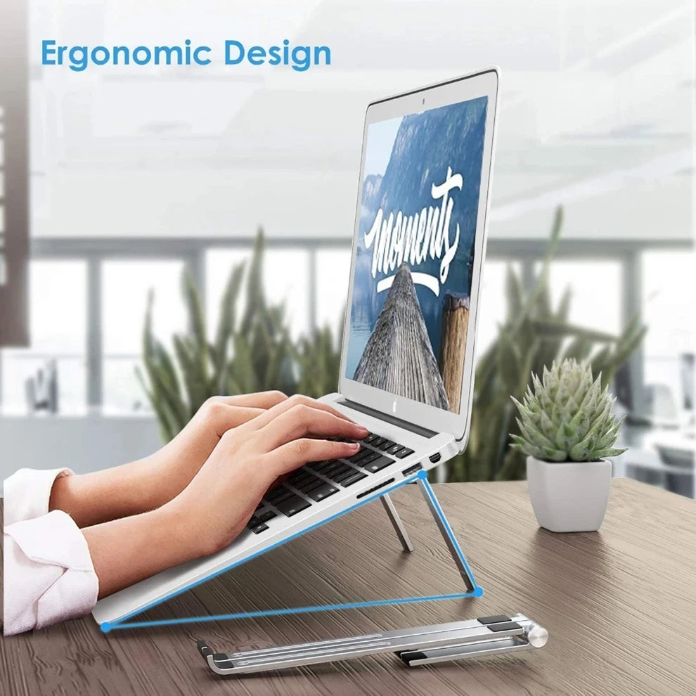 Laptop-Ständer 2025: Aluminum Folding Adjustable - Portable MacBook Notebook Collection