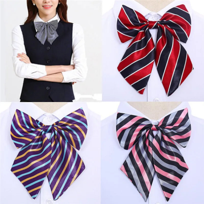 Damen-Fliege 2025: Gestreifte Business-Kollektion - Professional Women Collection