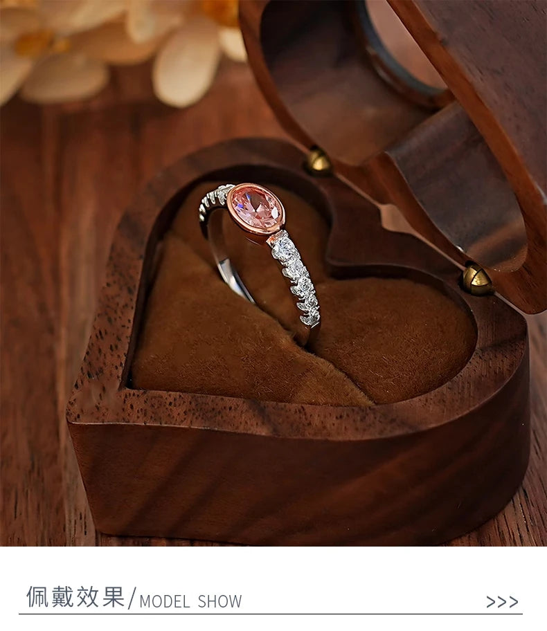 Papalacha R1288 Inel din argint 925 retro - oval 6g zircon