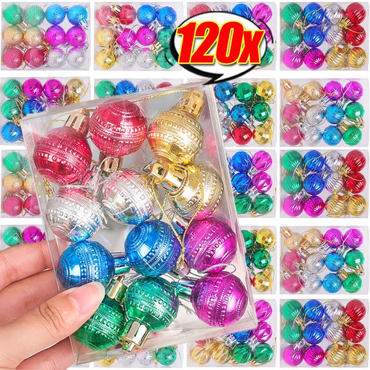 Choice Mini Weihnachtskugeln Set - Inhalt 120 Stück, Größe Mini