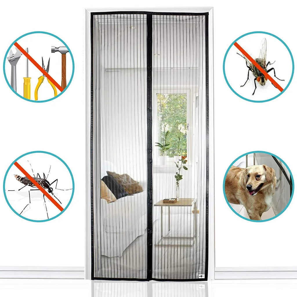 Choice Magnetischer Türvorhang - Mückenschutz 90x210 cm