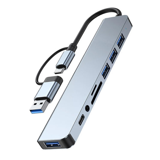 YiFanHeRong 8in1 USB Hub Typ C - 8 Ports USB3.0 Aluminium