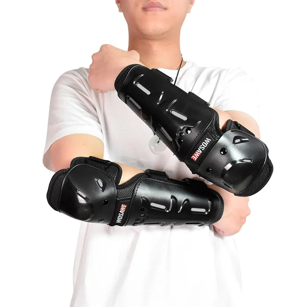 WOSAWE Sports Knee & Elbow Pads Motorcycle Knee Protection Ski Motocross Shin Guards Dirt Bike Off-road Cycling Knee Protector