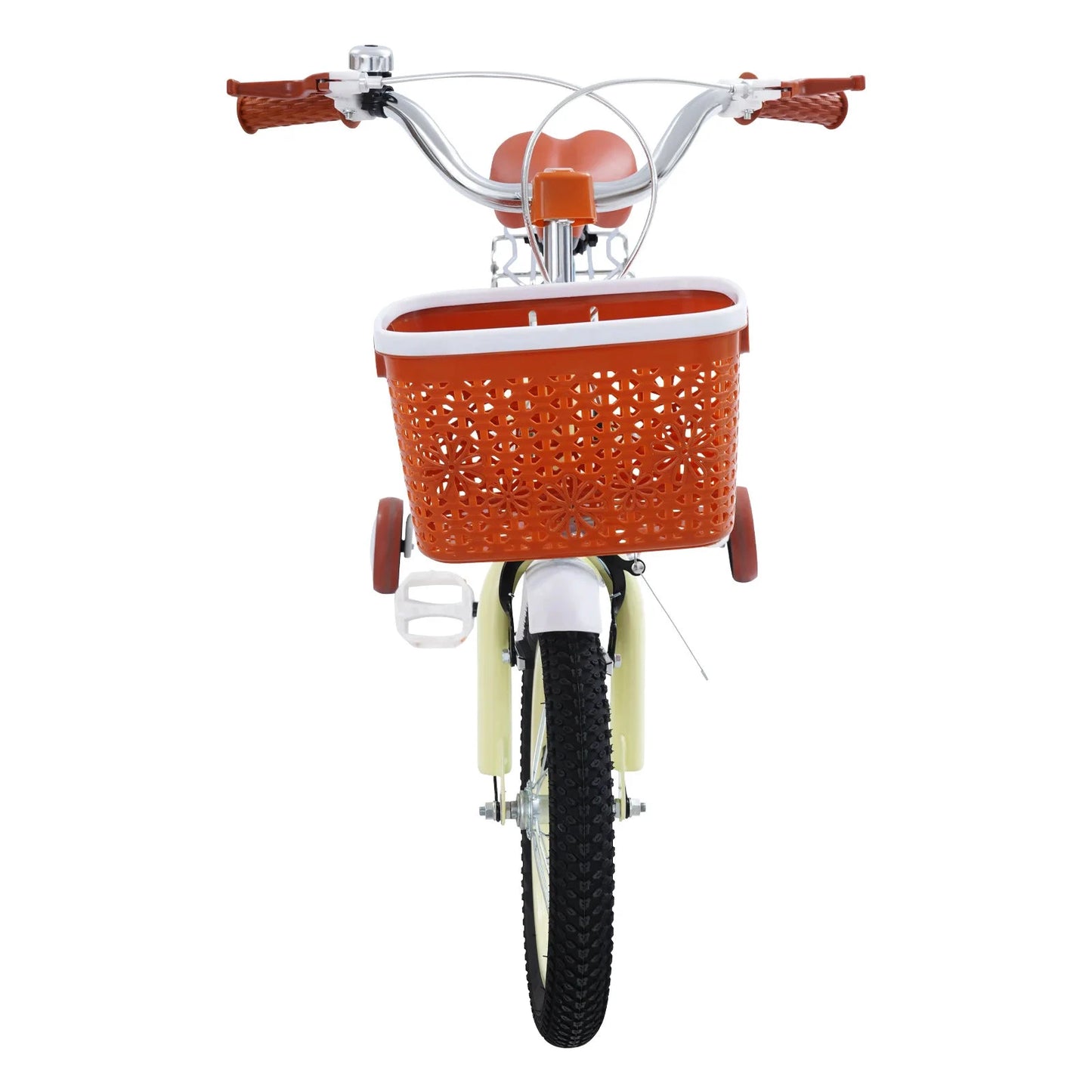 Kinderfahrrad aus Kohlenstoffstahl | 14" höhenverstellbares Kinderfahrrad mit Stützrädern für Jungen und Mädchen im Alter von 3–7 Jahren by Golden Bridge Store
