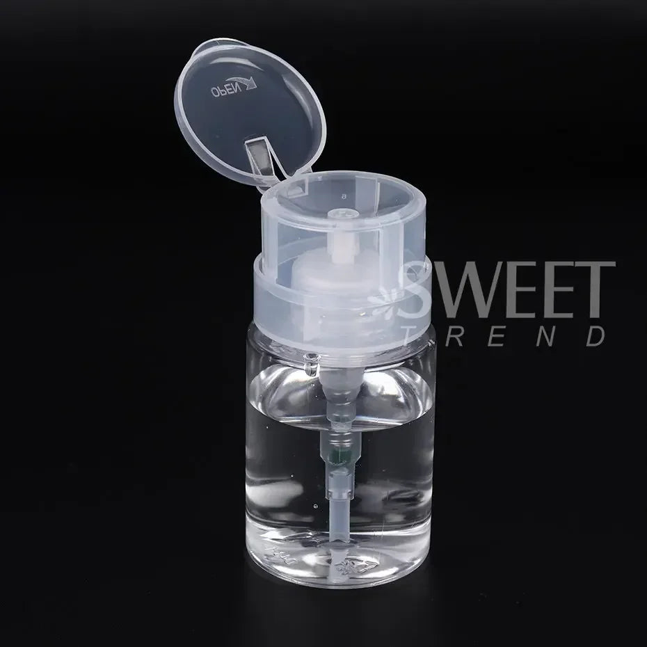 SWEET TREND Pressflasche Nachfüllbar - 100ml Klar Plastik