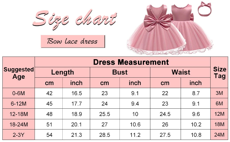 Newborn Dress For Girls Kids Summer Dresses Baby Girls 1st Birthday Wedding Princess Dress For Bridesmaids Infant Vestidos