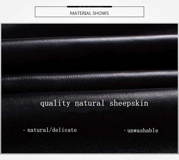 CN Lederhose Damen Slim Fit - Echtleder 4XL Knöchellänge