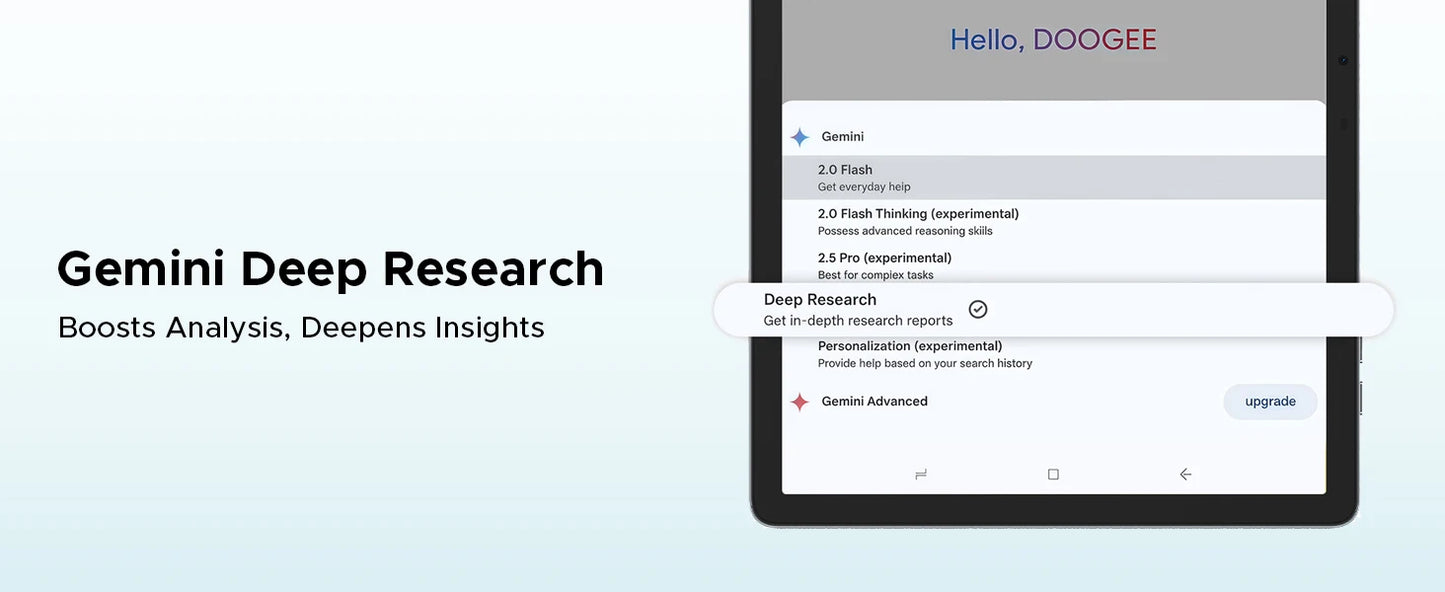 DOOGEE Tab E3 Gemini AI - 12 Zoll Display, 8800mAh Akku, Helio G100