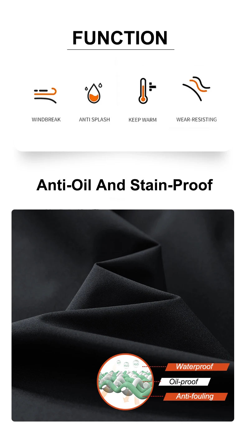 CHRLCK Jacke Wasserdicht - Gewicht 500g, Größe Passgenau