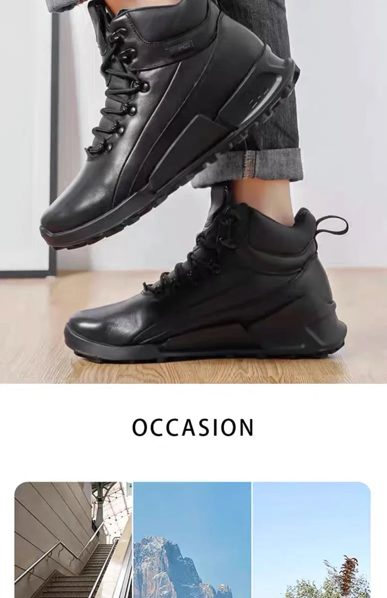 Ghete din piele naturală VRKKC 2052HO - Ghete la gleznă, partea superioară din PU, mărimea 40-46 lățime standard