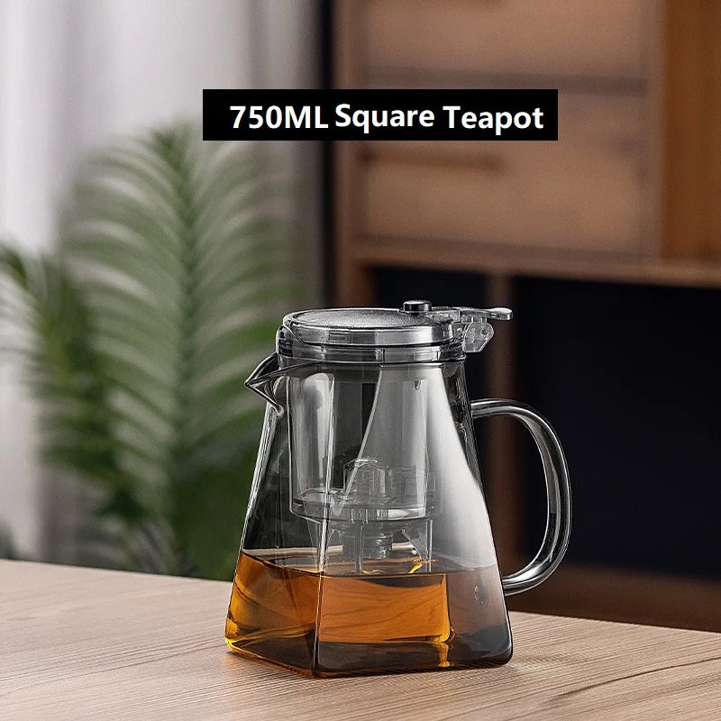 GlasTea Pro Ein-Tasten Hitzebeständig - 450ml Filter Klein