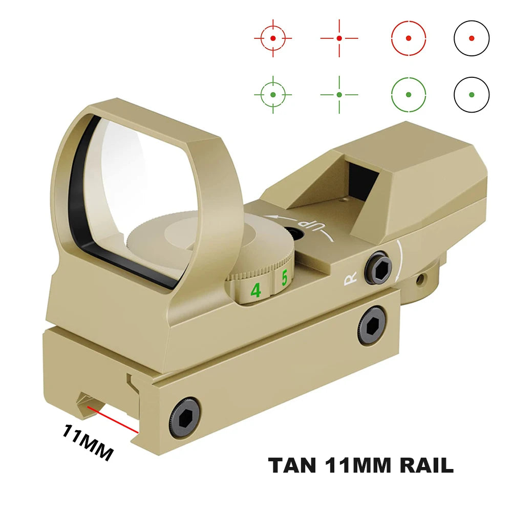 Bestsight Holographisch Rotpunktvisier - 20mm Schiene 6x