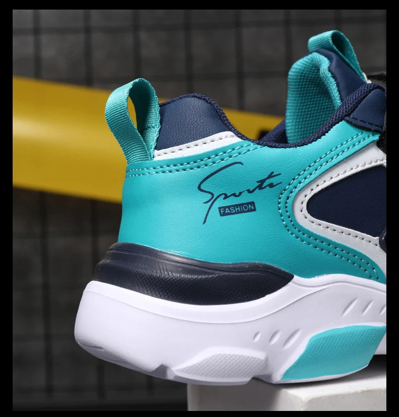 NBGAGA Kinder Sneaker Atmungsaktiv - Klett Leicht 7-13
