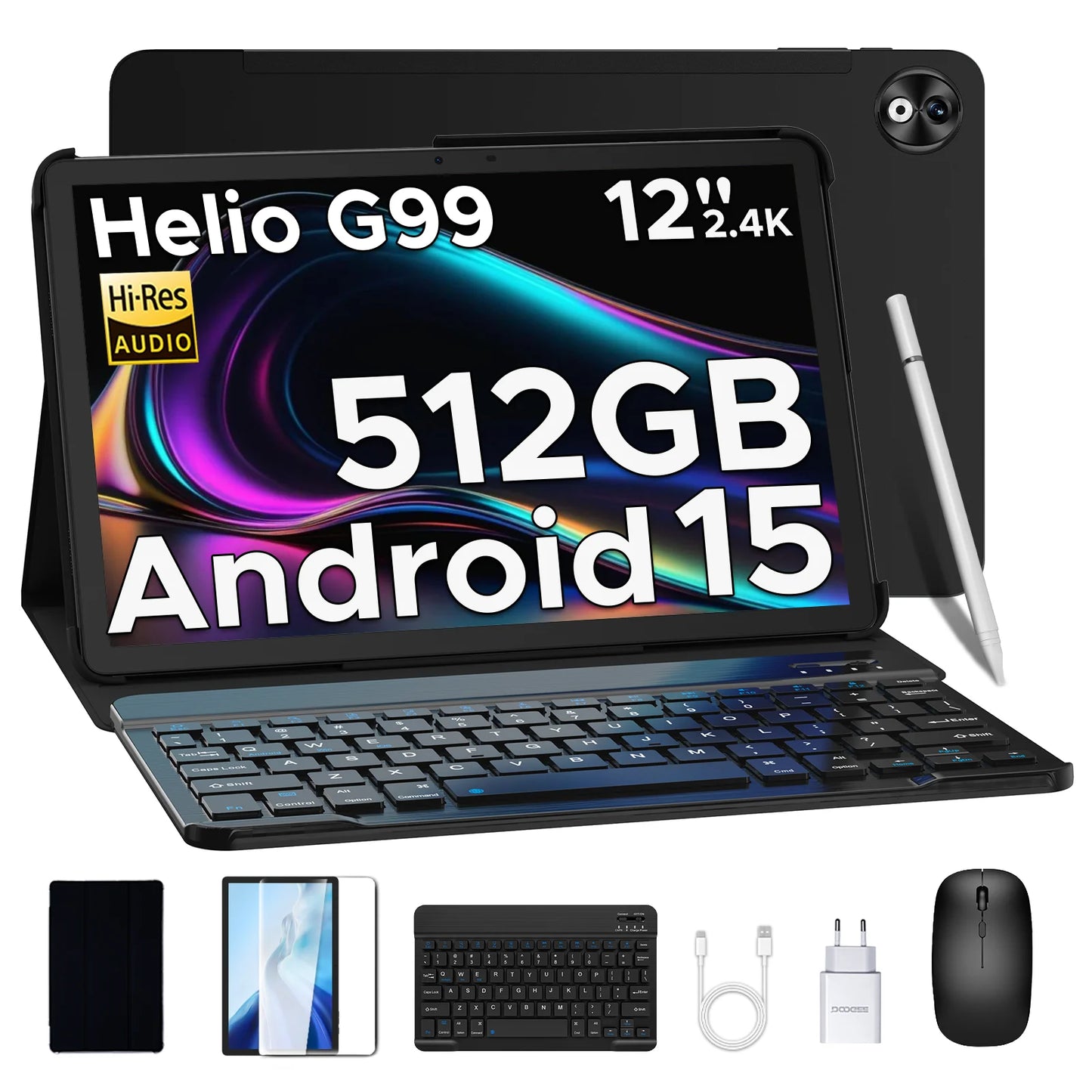 DOOGEE T40 Pro Ultradünn - 8GB 512GB Speicher 10800mAh 12Zoll