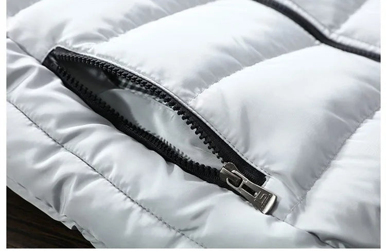 CPCOEPAXCN Weste Winddichte Baumwolle - Reißverschluss, Mandarin-Kragen, Länge Regular