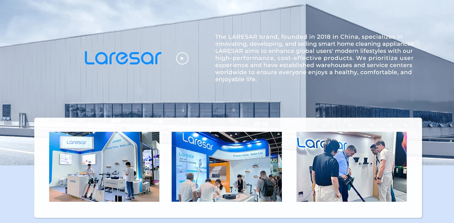 Laresar M3 Kabelloser Nass-Trocken Sauger - Akku 28,8V Staubbehälter 0,6-1L