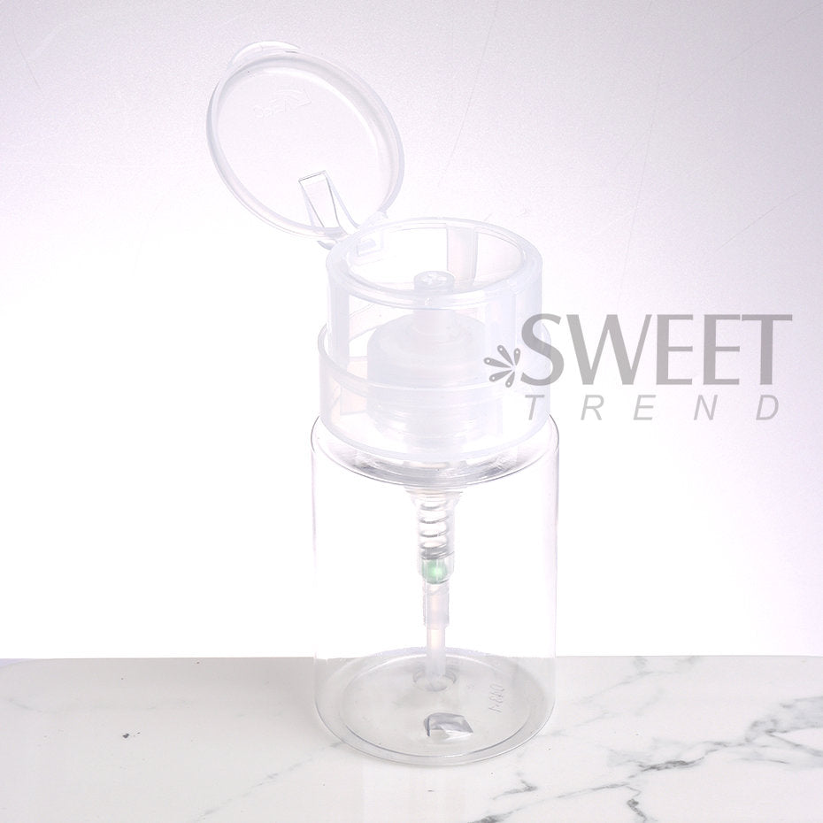 SWEET TREND Pressflasche Nachfüllbar - 100ml Klar Plastik