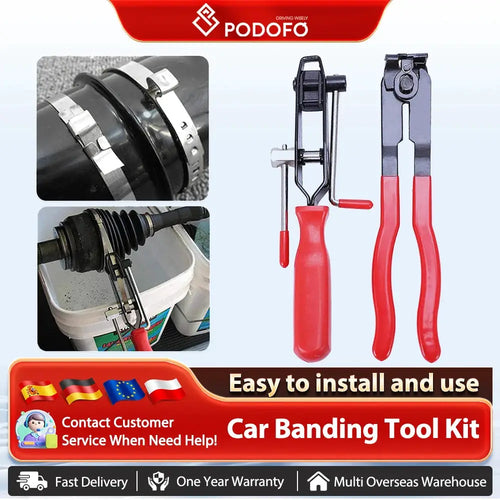 Podofo 2 stücke Auto Banding Hand Tool Kit Auto CV Joint Schellen Zangen Einstellbare Joint Clamp Ohr Zangen Staub Abdeckung rohr Klemme