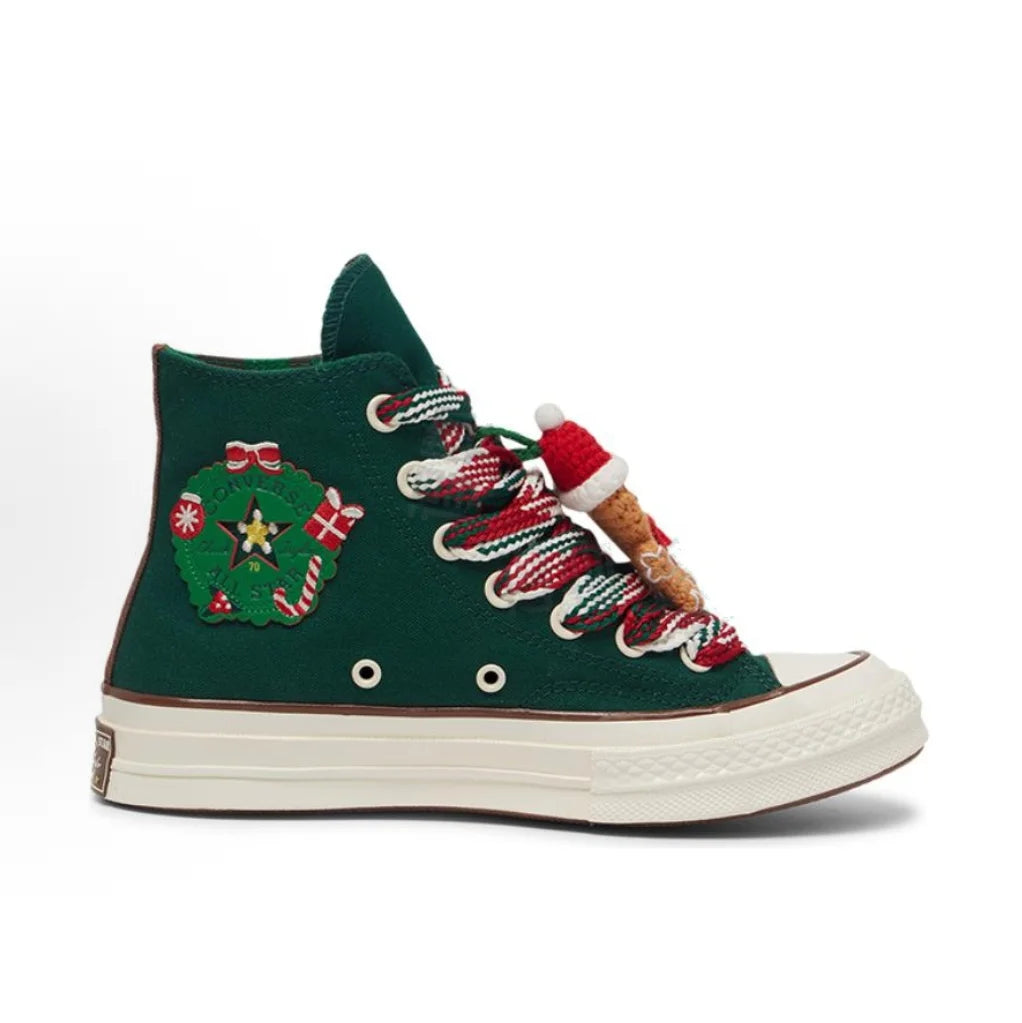 Converse A12450 Teniși Înalți din Pânză Rezistenți la Uzură - Mărime Unisex Material Exterior Poliester Talpă Cauciuc