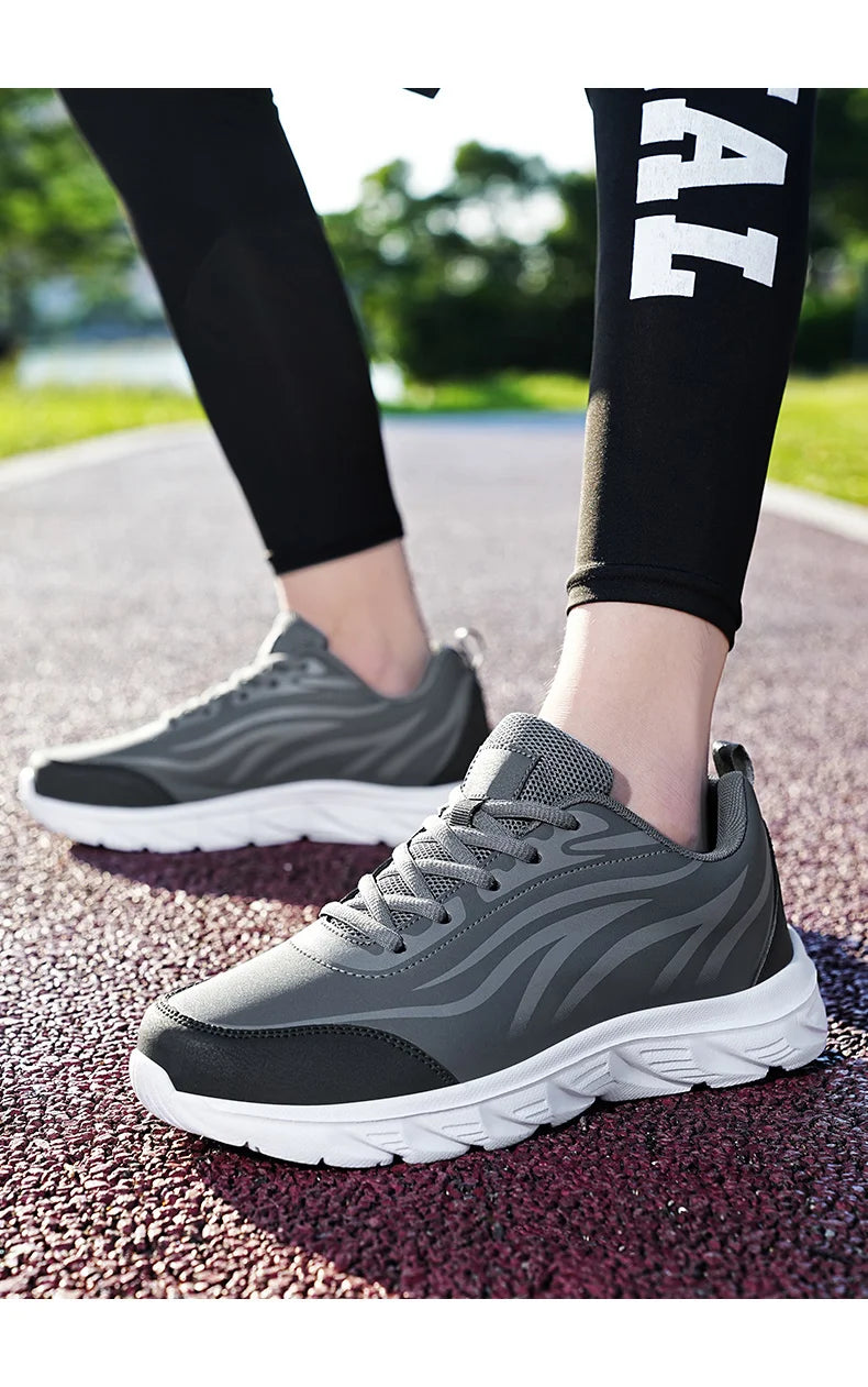 Sneakers Men Summer Trendy Light Weight Fashion Sport Footwear Boys Winter Running Mens Casual Shoes Walking Shoes All Black
