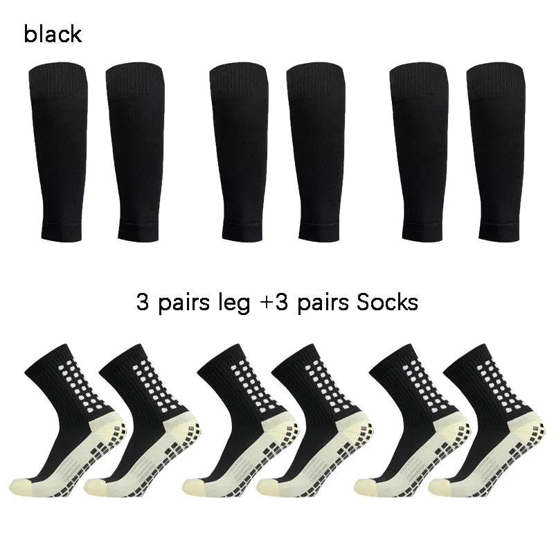 ZhejiangChoice Fußball Stutzen Grip - 3 Paar Kniehoch Nylon