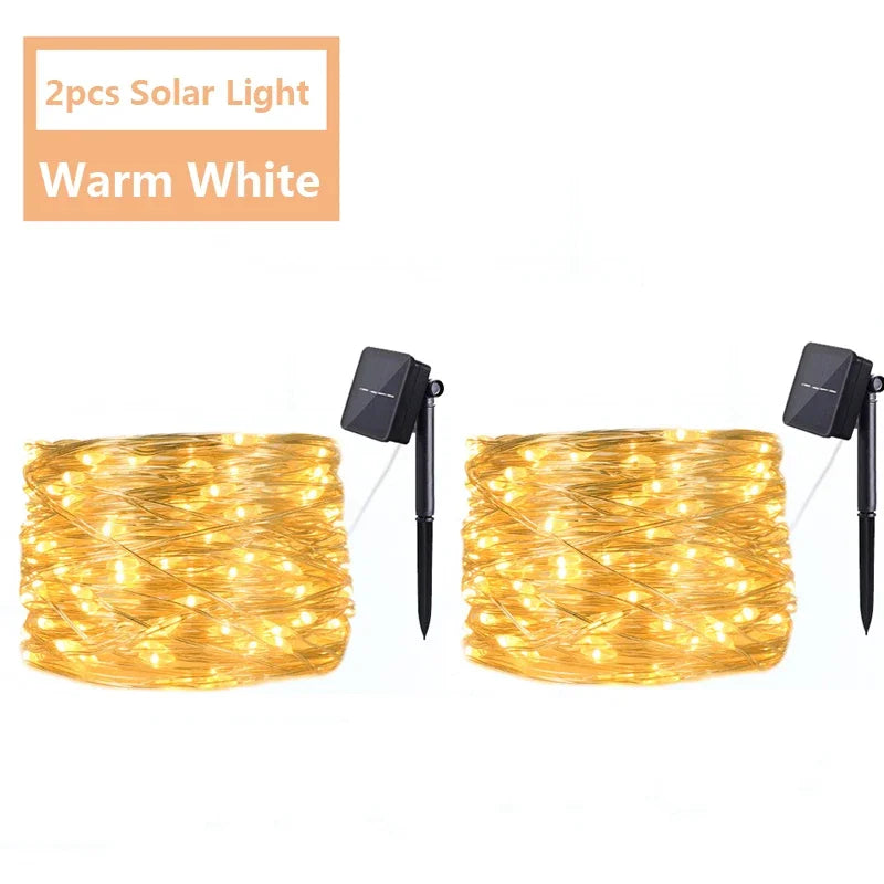 ZTree LED Lichterkette Außen Solar - Kapazität Batterie, Leistung, Länge