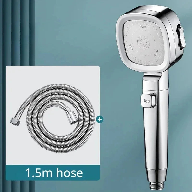 Xiaomi 3-modes Shower Booster Showerhead Powerful Booster Adjustable Shower Head Bathroom Water Head Rain Home Shower Set