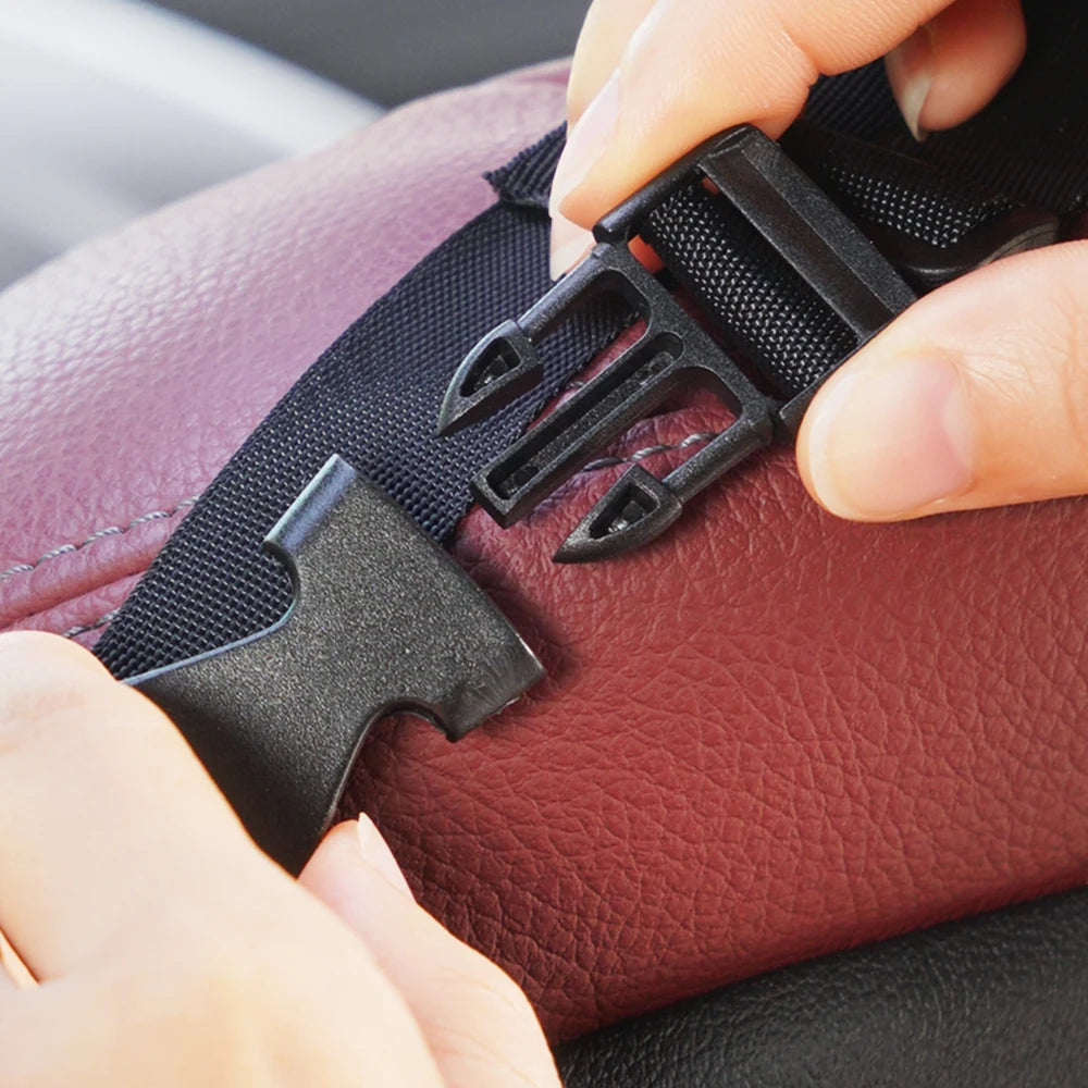 Car Seat Storage Bag For Handbag Tissue Drink Auto Armrest Box Hanging Pocket PU Leather Organizers Kit Accessories For Car Seat