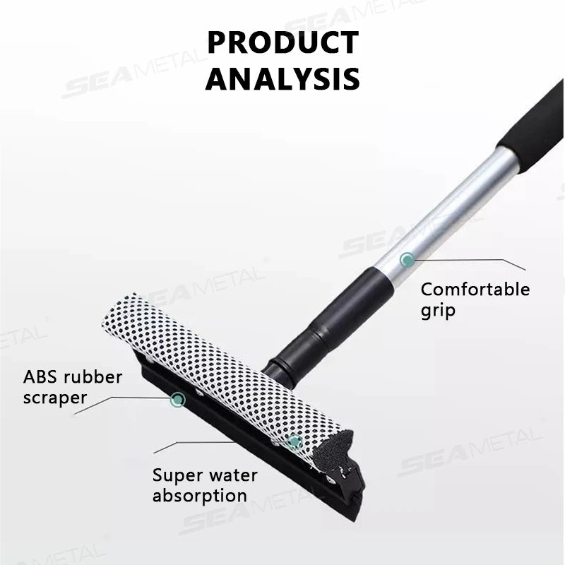 SEAMETAL T-Wischer Fensterreiniger Spiegel - 48×20×6 cm